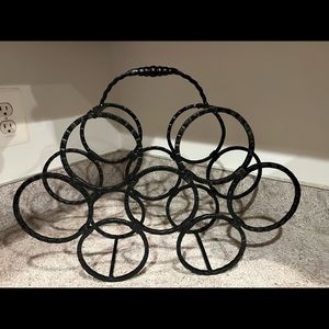 Beautiful black wine rack
